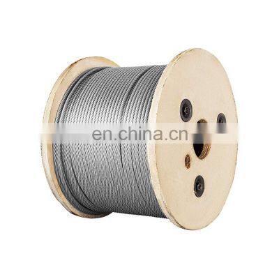 6mm Wire Rope Elevator Steel 3mm Galvanized Wire Rope For Sports Equipment