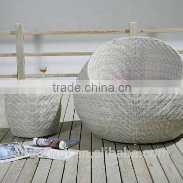 Outdoor Synthetic Rattan Leisure Wicker Sofa and Coffee Table SV-9042