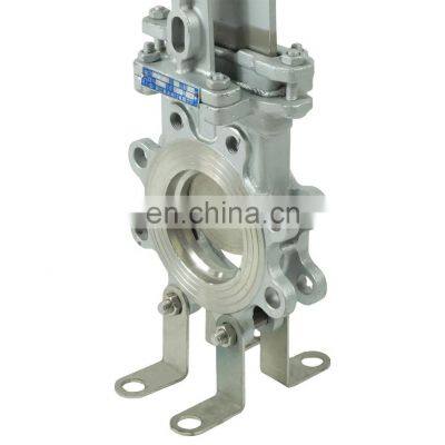 DKV High quality manufacturer ductile iron manual electrically actuated knife gate valves