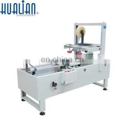 DZF-5050A Hualian Box Flap Folding Machine Semiautomatic Bottom Flap Carton Sealer