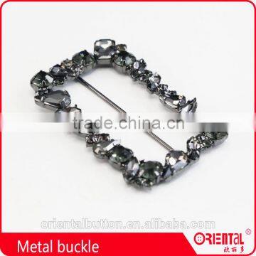 glittering rhinestone metal belt buckle for hangbags