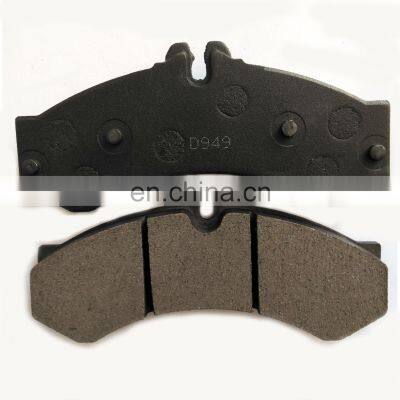 Advanced tech  front semi metal brake pads suitable for MERCEDES car D949