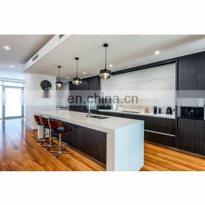 European modern high gloss custom white shaker lacquer wood kitchen cabinet