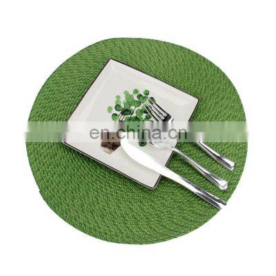 Kitchen & Tabletop Placemats Anti Slip Tableware Decoration Round Plastic Placemats