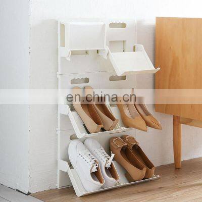 Slippers Shoes Rack Wall Mounted Storage Folding Holder Hanger Shelf Shoes Organizer Racks