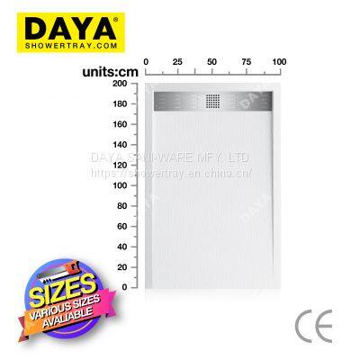 New!L-shape Resin Regular Shower Tray for Bothroom,Boat,Train and Public Mobile Toilet photo-2