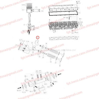 MAN D2066 Valve bridge 04120-0019