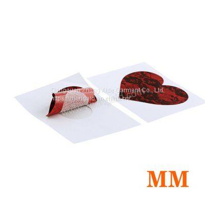 Heart Shape Lace Nipple Stickers Disposable Fancy Nipple Stickers White Lace Nipple Covers
