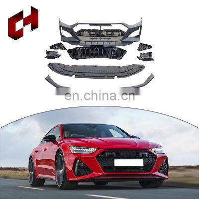 CH Brand New Material Side Skirt Taillights Bumper Carbon Fiber Hood Fender Body Kit For Audi A7 2019-2021 To Rs7