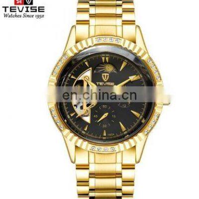 TEVISE Men Brand Watch Fashion Luxury Wristwatch Waterproof Semi-automatic Mechanical Watch Luminous Sport Casual Watches