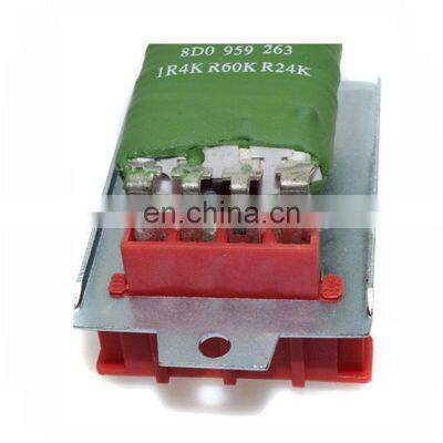 auto parts Speed regulating resistor of air conditioner blower for Volkswagen Audi 8D0959263 9011646