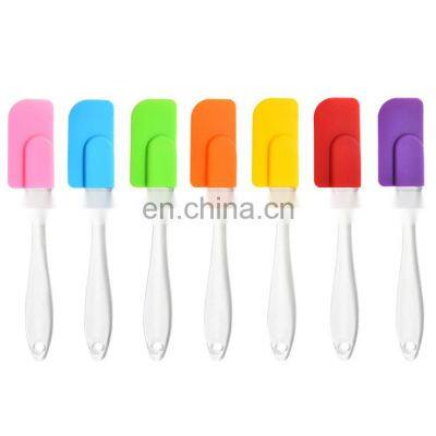 Easy to Clean and Reusable Silicone Spatula With Plastic Handle photo-2