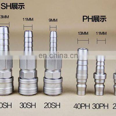 Female End Brass and Stainless Steel Air Quick Connect Couplings Pneumatic Hose Coupler Fittings