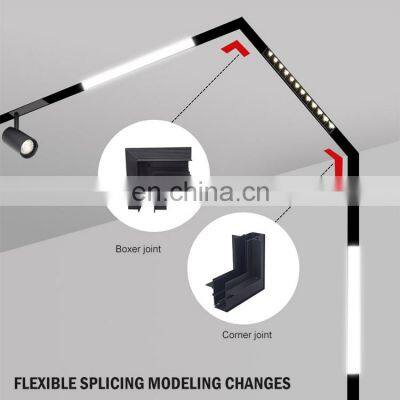 Nordic Dimmable Spot Light Magnetic Rail Installation 6W 10W 14W 18W 20W 25W 30W Cob Led Track Lamp photo-4