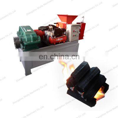 bbq shisha charcoal briquette rod making machine