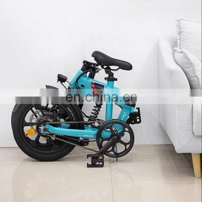 New Original HIMO Z16 Folding Electric Bike 16 Inch Removable Lithium Battery Electric Bike 25 km /h Top Speed 80 km Range of 3 photo-5