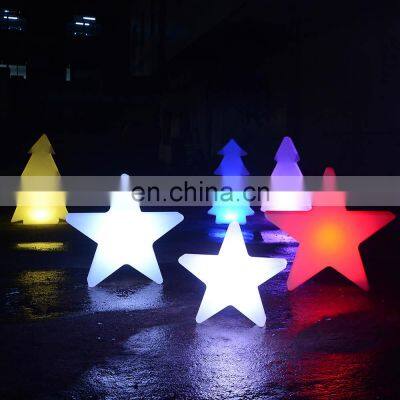 snow falling led Christmas lights /fashion Christmas decoration star lamp waterproof color changing led tree home decor lights