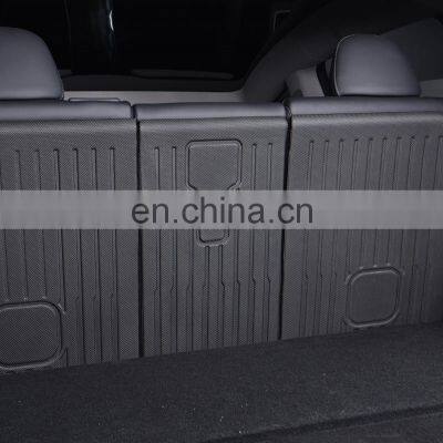 For Tesla Model Y Trunk Mat Cargo Liner Trunk Liner TPE Rubber Trunk Mat & Seats Back Cover Anti-Kick Pad Model Y Accessories photo-2