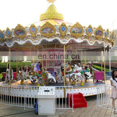 24 Seat Indoor Kids Equipment Park Merry go Round Carousel Horse Rides for Adult photo-4