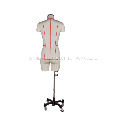 Half Body Headless Tailoring Female Dress Form Mannequins With Collapsible Shoulders Size S photo-5