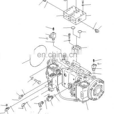 Excavator Main Pump PC1250-8 Hydraulic Pump 708-2L-00680 708-2L-00681