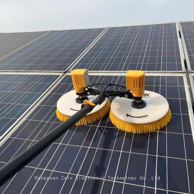 Solar Electric Photovoltaic Cleaning Brush Solar Panel Cleaning Rotating Brush for ads panel cleaning