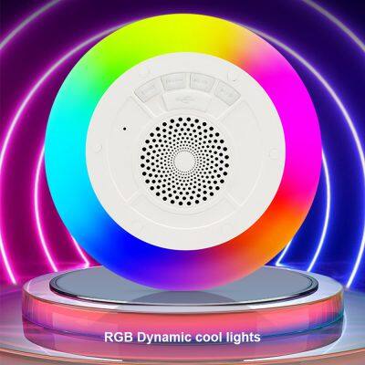 M22 Floating Led Ambient Light Mini Music Player Wireless Woofer Speaker Bluetooth Waterproof Speakers With Rgb Light photo-2