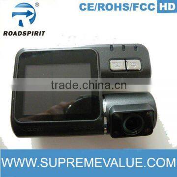 Regretless Choice for supportive night vision motion detect logger 2ch car black box with 1280*720 Pixel