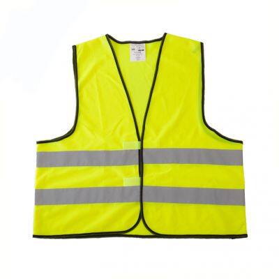 100% polyester hi visibility ENISO 20471 reflective vest