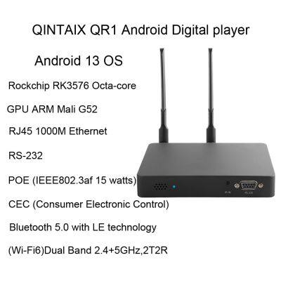 8K UHD Video Android 11.0 most powerful CPU RK3566 Quad Core Dual Wifi QINTAIX Q66 BOX 3566 android tv set top box