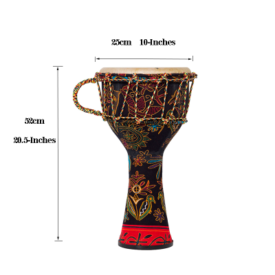 Factory Wholesale Hand Drum Percussion Morden Material Portable 50cm Height Djembe Drum photo-4
