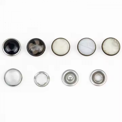 Factory Stock Buttons Stainless Steel or Brass Material Colors Pearl Snap Button Prong Pearl Snap Button for Shirts Clothing photo-4