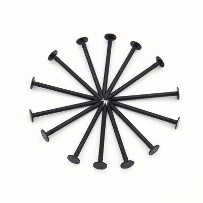 3inch Black Iron Nails for Marine Construction - Saltwater Resistant Coating