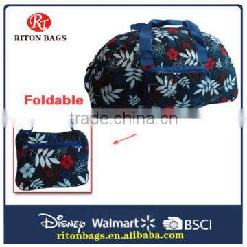 Fancy patterned foldable bag for travel