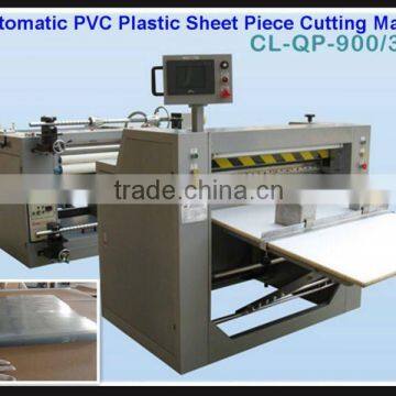 Automatic PVC PET Plastic Flattening and Slicing Machine