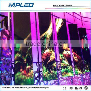 Smart design and easy installation dress led screen with epistar high bright led chip