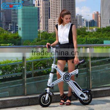 mini Folding Electric Bike, two wheels self balance scooter with handle