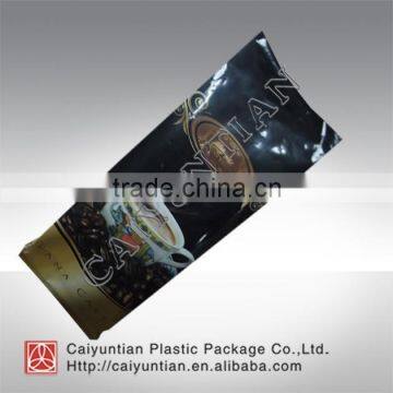 Aluminum Tin Tie Tea Bags With Window/valve Custom Stand up Pouch Quad-sealing Stand up Bag photo-4