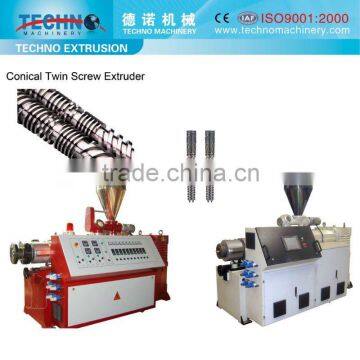 Plastic Conical Double Screw Extruder