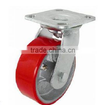 6" * 2 PU caster wheel