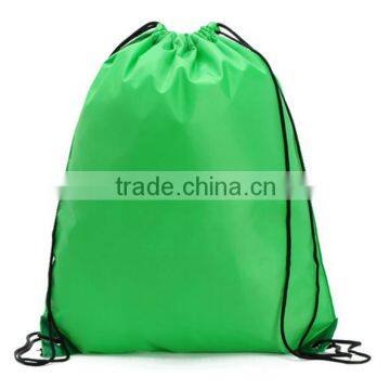 Drawstring recycled nylon shopping bag