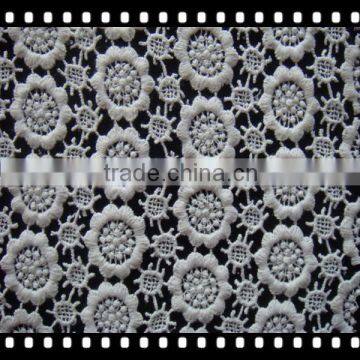 100% thick high quality cotton lace fabric