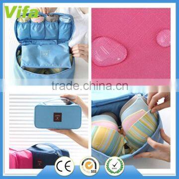Women Girl Travel Cosmetic Makeup Toiletry Wash Storage Case Underwear Bra Lingerie Bag Organizer photo-2