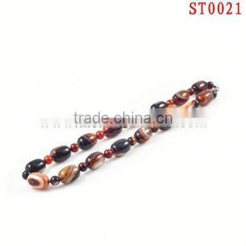 ST0021 2013 Illusion drum bead colorful unspotted precious necklace wholesale price