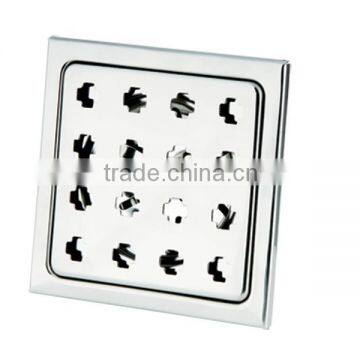 325 Bathroom Accessories Square Stainless Steel Floor Drain photo-1