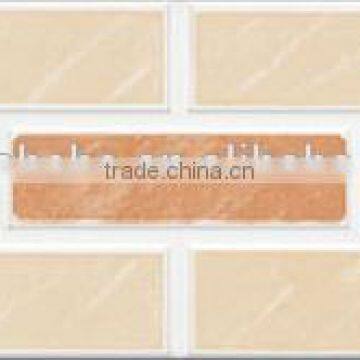 China exterior glazed ceramic wall tiles 140x280mm