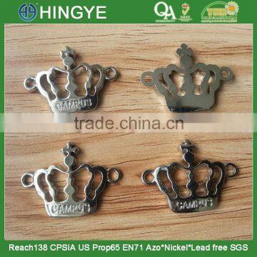 2015 New Arrive Crown Shape Metal Sew-on Badges --- M1716