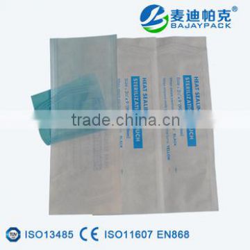 Heat Sealing Sterilization Flat Pouch with STEAM and EO Sterilization Indicators