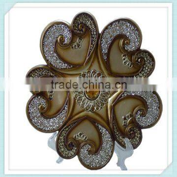 home made crafts resin ornament plate for home decor
