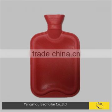 BS natural rubber hot water bottle